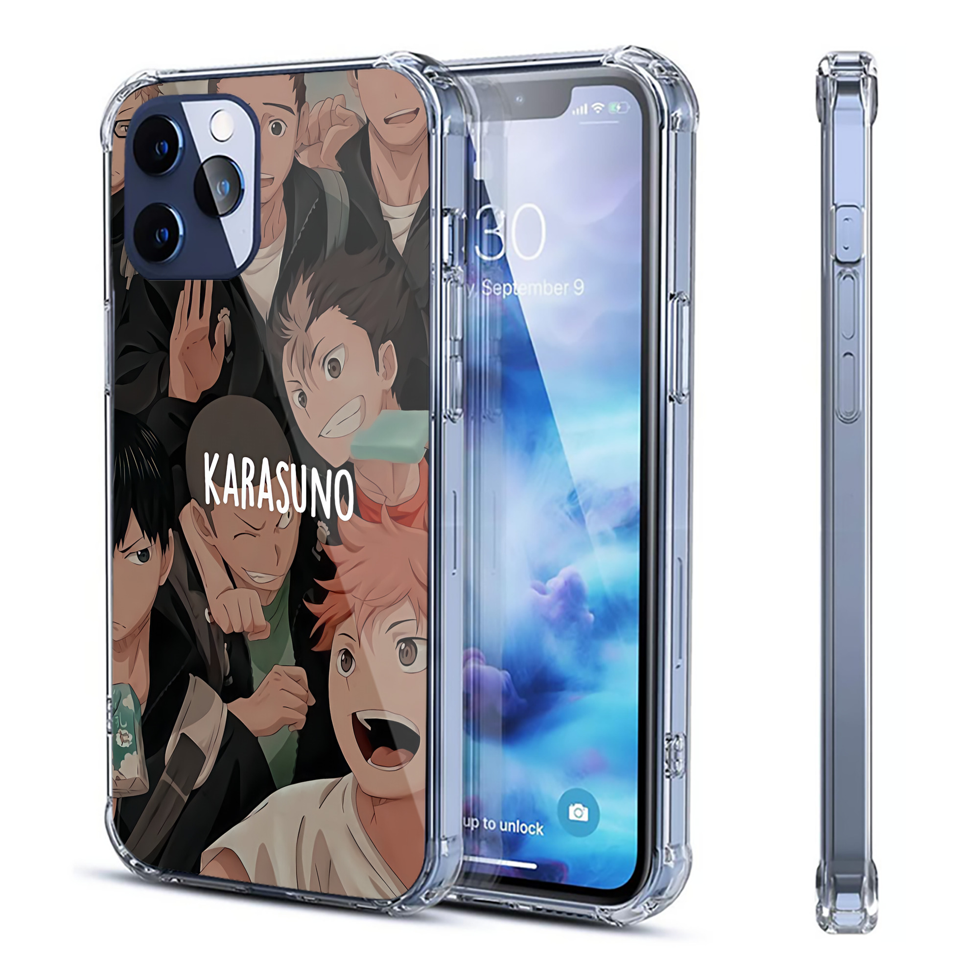 （画像用） ハイキュー!! Haikyu!! 【iPhone 12シリーズ対応】透明スマホケース（クリアソフトケース）